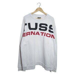 Stussy International Big Logo Sweatshirt White - (XL)